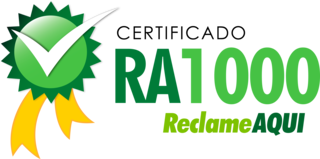 Certificado RA1000 Reclame Aqui